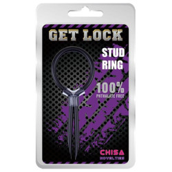 Get Lock Cockring ajustable lasso Stud Ring